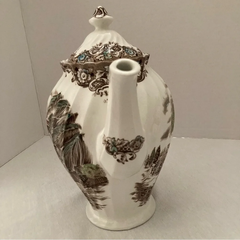 Vintage Heritage Hall 4411 Coffee Pot Staffordshire England French Provincial